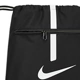 Nike Uniseks Acdmy Gmsk Torba na Siłownię, Czarny/Biały, 9L