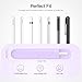 MoKo Universal Stylus Holder, Reusable Adhesive Silicone Pencil Protected Sleeve Compatible with Apple Pencil Pro/ (USB-C)/ 1st/ 2nd Generation, Similarly Sized Styluses Accessories, Purple