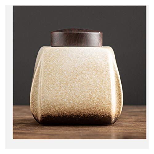 LJQZFWXX Zuckerdose Keramik große Tee-Kaffeekanne Retro-Haushalt versiegelter Tank Vorratsglas Haushaltszuckerdose mit Deckel (Farbe: LJQZFWXX Zuckerdose Keramik große Tee-Kaffeekanne Retro-Haushalt versiegelter Tank Vorratsglas Haushaltszuckerdose mit Deckel (Farbe: