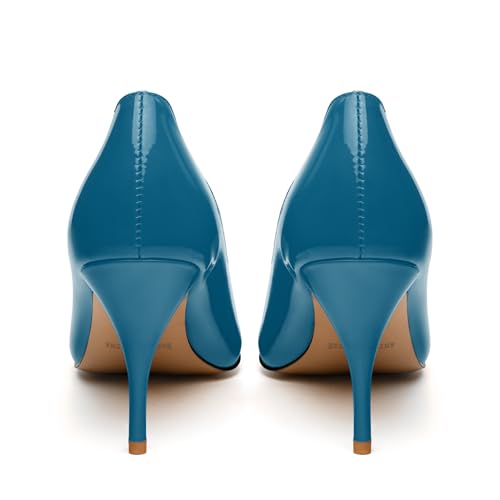 NUMALEO Women's Pumps Pointed Toe Heels Closed Toe High Heels Stiletto Comfortable Business Heels 3 Inch Wedding Party Dress Shoes4