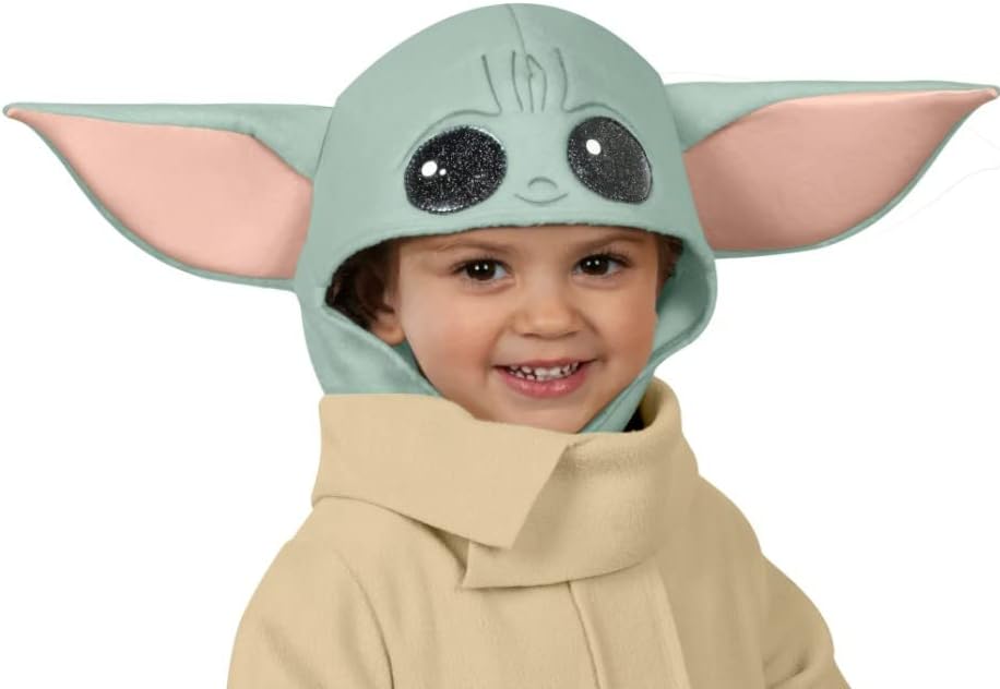 Miniatura 2 de Rubie's The Mandalorian Child - Disfraz de Halloween para niños con licencia oficial de Star Wars (bronceadoverde, 2T)