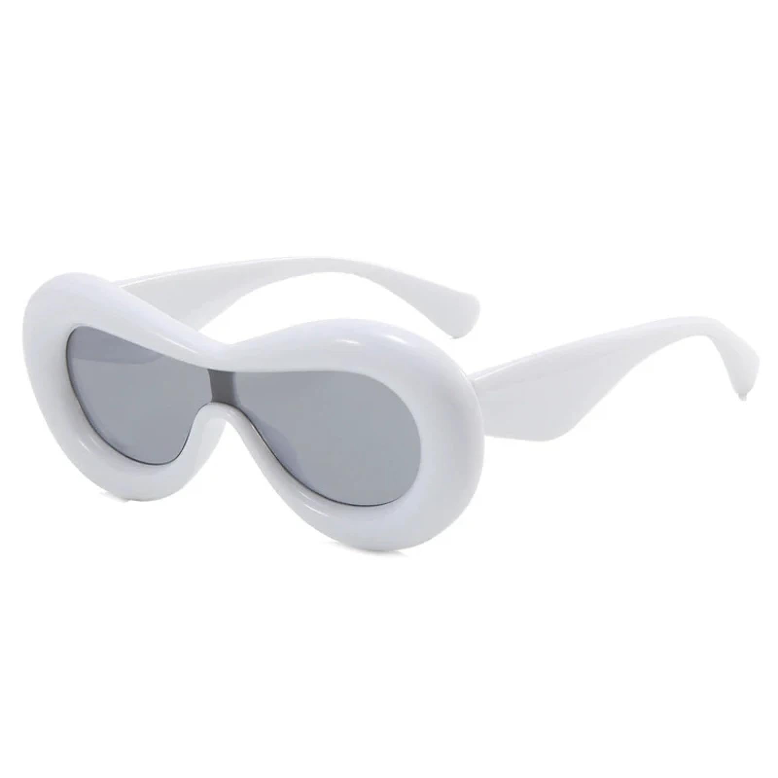 Fashion Sunglasses Women Men Trendy One-piece Sun Glasses Punk Party Summer Traveling Uv400