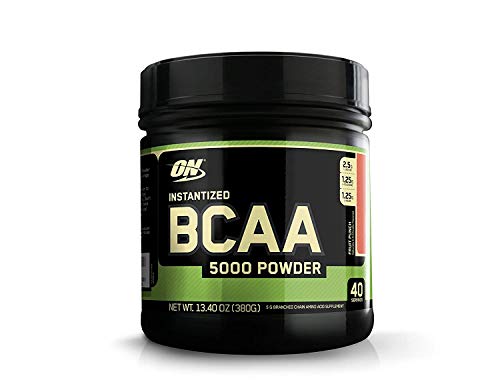 Optimum Nutrition BCAA 5000 mg Powder, Fruit Punch, 13.38 Ounce