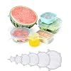 Luti Concept Freshness Protecting Elastic Silicone Stretch Cover Flexible Silicone Stretch Storage Container Covers 6-Piece