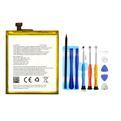 Vvuilsty LPN385375 Batterie de rechange, rechargeable, pour Crosscall Core X4, 0 cycle, compatible...