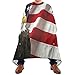 American Flag With Eagle Barber Cape Professional Salon Cape Haircut Apron Hair Cut Cape Waterproof, 55