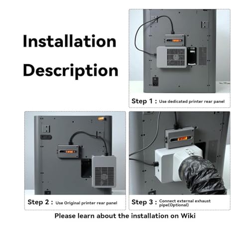 Kit ventilation imprimante 3D Lab P2S extraction externe active - 5