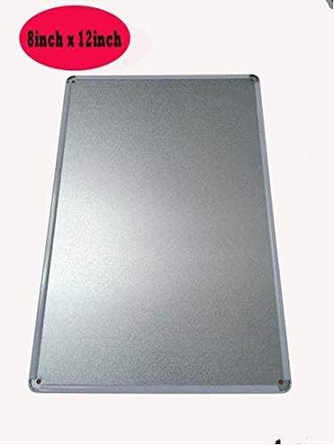 Miniatura 3 de Eletina Bristol - Letrero de metal con diseño de heces, diseño retro de pared de metal para interiores y exteriores, 8 x 12 pulgadas