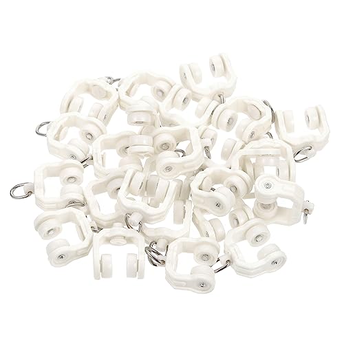Polea de riel de cortina de acero inoxidable MAGICLULU 100 piezas 2
