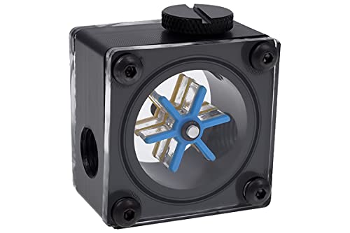 Alphacool 17350 Eisfluegel Flow Indicator G1/4 Square - Acetal Water Cooling Monitoring #TOP1