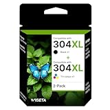304 XL Druckerpatronen für HP 304 druckerpatronen Schwarz und Farbe Multipack für HP Deskjet 2620 2622 2630 3720 3730 3750 3760 3762 für HP Envy 5000 5010 5020 5030 5032 2er-Pack