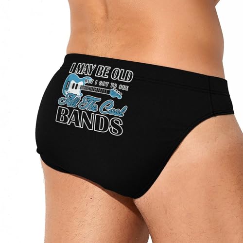 Got to See All Cool Bands Mens Swim Briefs Quick Dry Swimming Trunks Training Swimsuit Low Rise Swimwear3