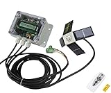 ECO-WORTHY Dual Axis Solar Tracker Linear Actuator Controller with Light Sensors & Remote for Solar Panel System