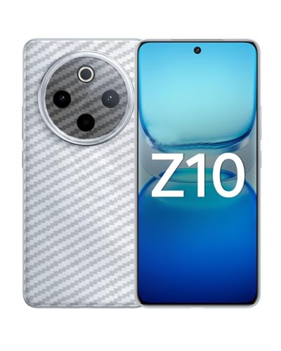 Image of Compatible with iQOO Z10 Back Skin Sticker /Vinyl wrap /Protective Film Mobile Skin Carbon Fiber Transparent by Candeal Mizhan (only Back)
