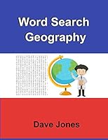 Word Search Geography: continent puzzle for kids map word search B089M1F1Q1 Book Cover