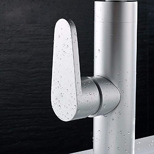 Robinet de cuisine orientable à 360° en aluminium fluide
