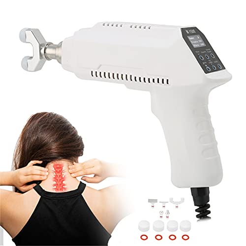 NSXAYIWE Herramienta Quiropráctica De 30 Engranajes, Herramienta De Ajuste Quiropráctico Eléctrico, Pistola De Corrección De Columna Vertebral Para Relajación Muscular(EU220V)