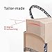 KESOIL Tote Bag Organizer Insert Compatible with Large Dior Book Tote Bag and On The Go GM,Handbag Storage Felt Insert with Zipper, 9 Pockets (Beige With Cover, XL)