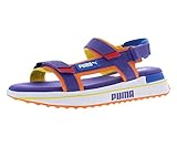 Puma Mens Future Rider Game On Back Strap Sandals Sandals Casual - Orange,Purple,Yellow - Size 7 M