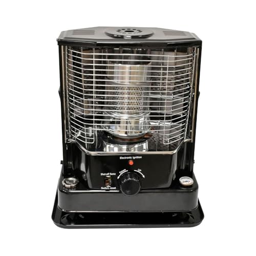 Bilake Estufa de parafina | Estufa de Queroseno | Estufa de Combustible líquido con depósito de 4,2 litros | Estufa de Mecha 2900W