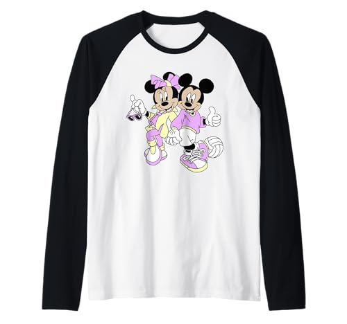 Mickey Mouse t-shirt raglan baseball Disney avec manches contrastées