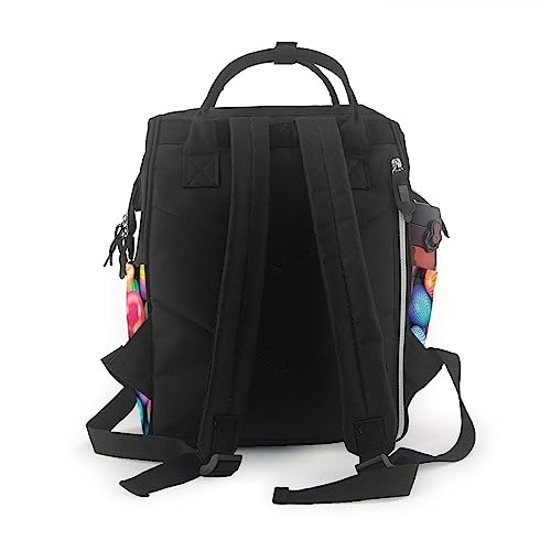 Sac à couches pour maman et papa résout le manque de place sac à dos grande capacité Noir - 3