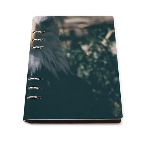 Carnet de notes A5 à plat 180° Aigle Chauve, l'excellence du planificateur de réunion