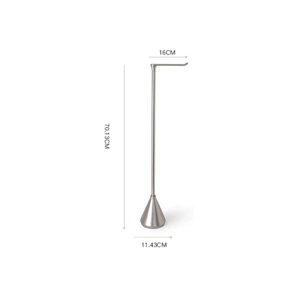 Metallo Carta igienica Holder-Free Standing Supporto di Carta igienica in Acciaio Inox antiruggine lavabo Tessuto del Rullo Holder Floor Stand Bagagli Moderna