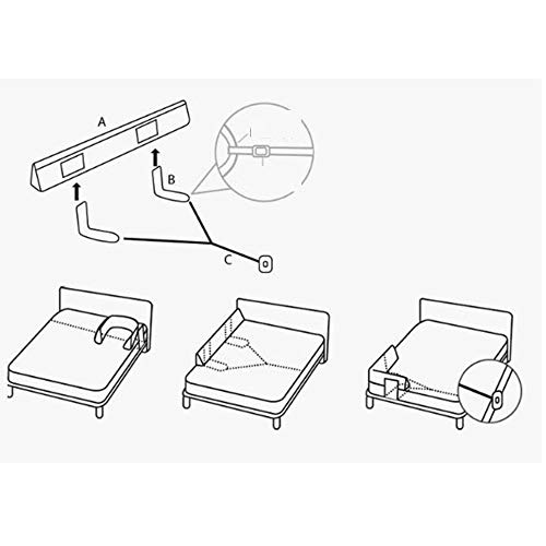 Protector de cama para bebé ideal para viajes en familia y noches seguras 7