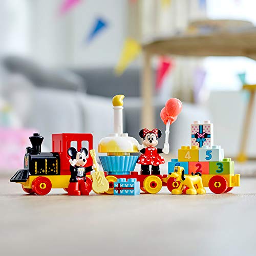 LEGO DUPLO Disney Mickey & Minnie Mouse Birthday Train Toy - Building Blocks for Toddlers, Ages 2+ - Pretend Play Learning Toy for Girls & Boys - Gift for Birthday - 10941 - image 7