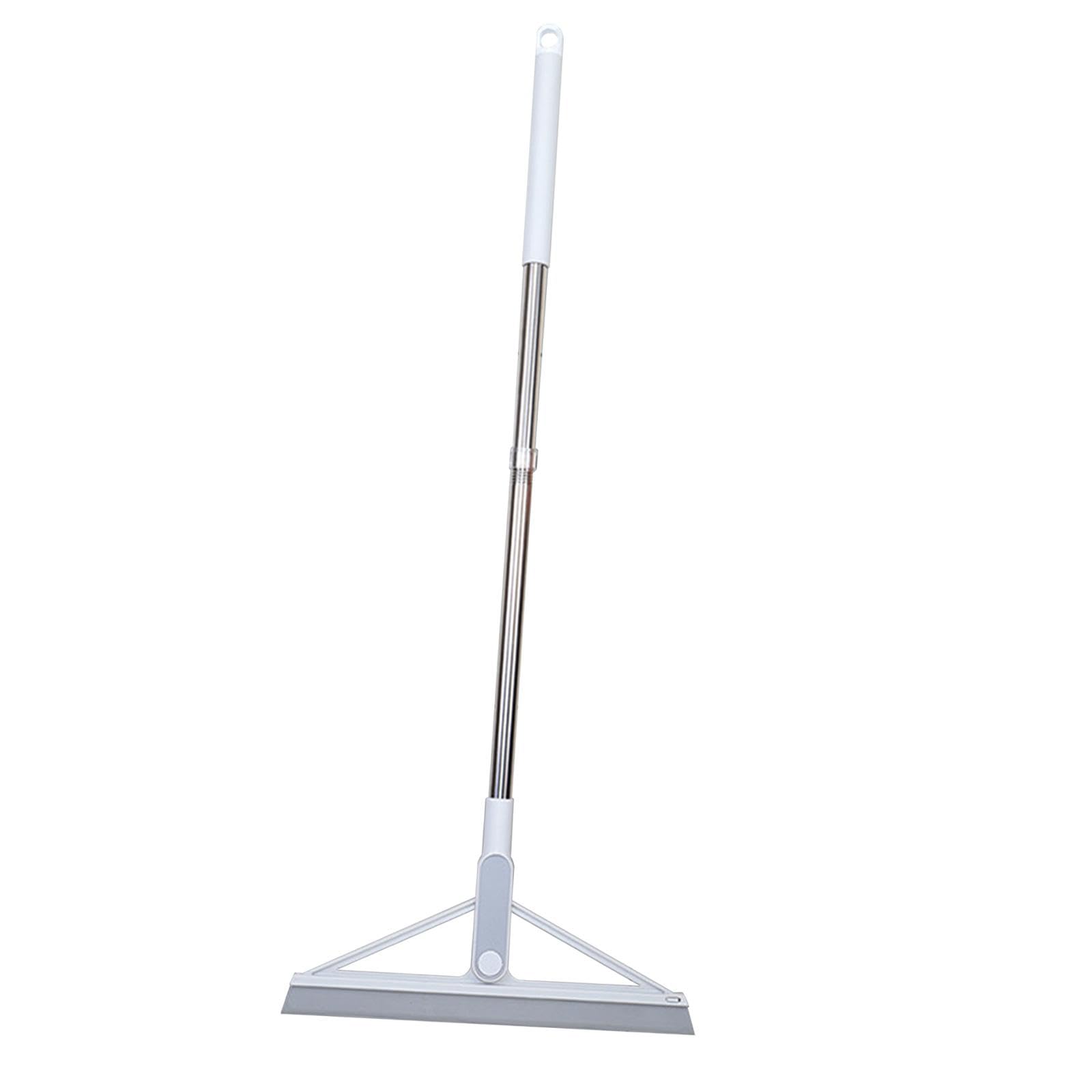 Magischer Rakelbesen für den Boden – Multifunktions-Gummibesen mit 104,1 cm verstellbarem Griff, Haushaltsreinigung, Kehrmaschine für Tierhaare, Teppich, Wasser
