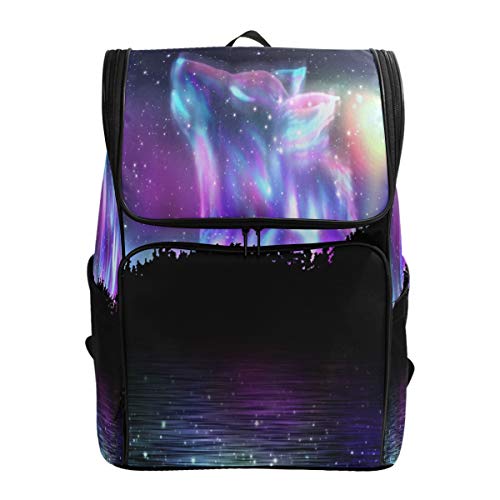 Zzkko Geometric Marble Art Black And White Backpacks College Book Laptop Bag Camping Hiking Travel Daypack (Purple) #TOP14