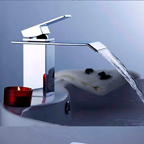 Torneira Misturador Monocomando Cascata Metal Baixa Fechada GH023