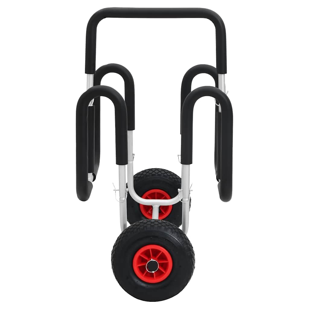 vidaXL SUP Trolley für 2 Surfbretter, Doppel Transportwagen für SUP Board Surfboard, Kanuwagen Bootswagen, 90kg Aluminium
