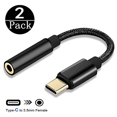 USB C to 3.5mm Female Headphone Jack Adapter, USB C to Aux Audio