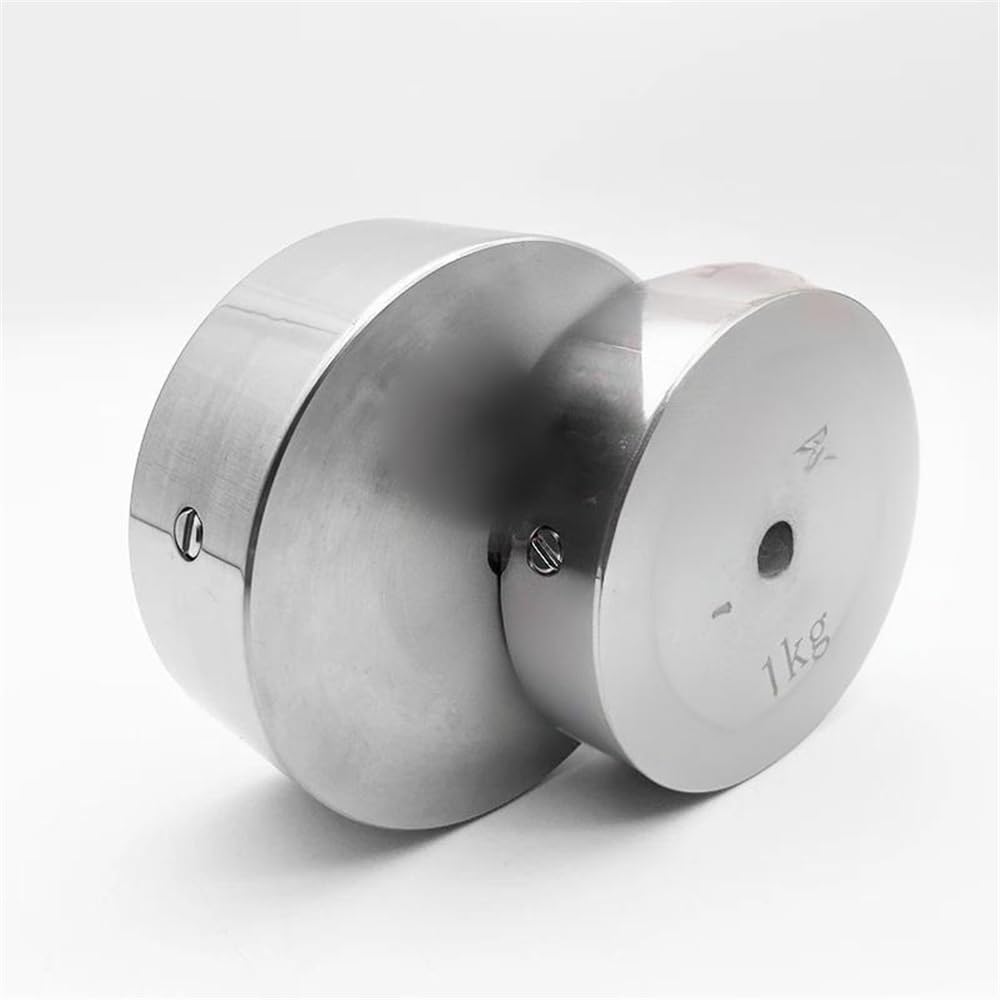 Strumenti da laboratorio e attrezzature Blocco di peso standard in acciaio inossidabile M1 2Cr13 da 1 kg, peso perforato in acciaio inossidabile da 2 kg, metodo circolare(200g)