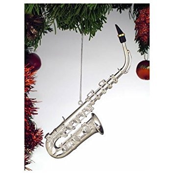 Broadway Gifts Argento Music Saxophone Musical Instrument Ornament New by
