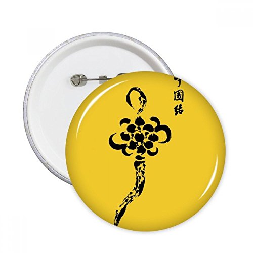 Peinture encre de Chine badge rond pour masquer un vêtement taché ou troué