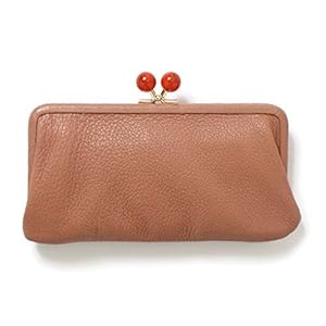 [ペルケ] アクリル玉がま口長財布 08-06-03161" 