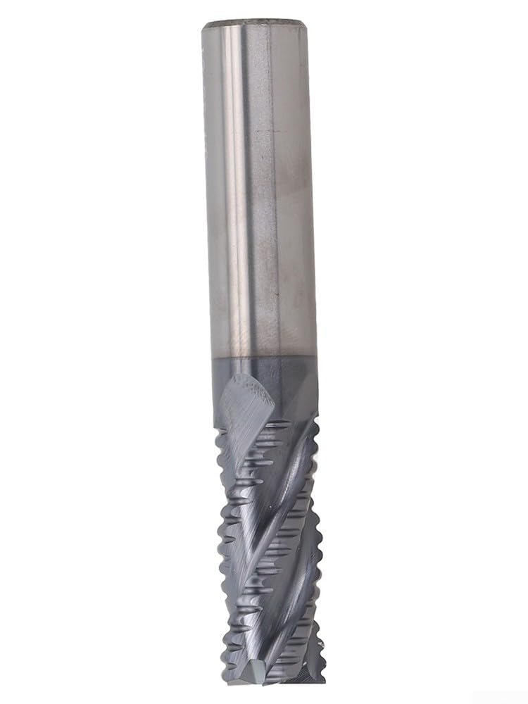 Fraise à ébaucher efficace en carbure massif, 4 dents, avec revêtement AlTiN à 4 dents, convient pour HPC (10 mm)