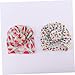 Ipetboom 2pcs Elastic Boys and Girls Headwear Cap Boy Girl Beanie Hat Breathable Turban Creative Printing Fashionable Hat for Newborns Multi