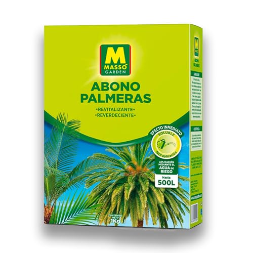 Abono Profesional para Palmeras Revitalizante y Reverdeciente EFECTO INMEDIATO | Abono 1 KG Soluble en Agua de Riego (Hasta 500 Litros) MUY EFICAZ | Potencia Coloración y Verdor | Nexum Market