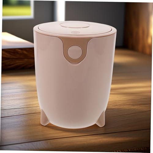 Cubierta pequeña para basura con tapa rosa miniatura 5