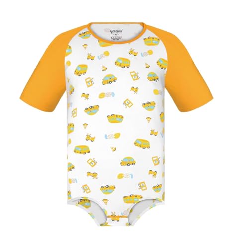 Men One-Piece Pajama Short Sleeve Shirt Leotard Bodysuit - Cartoon Car