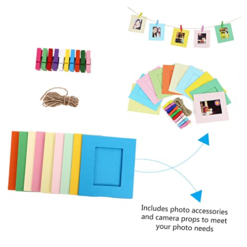 Bolsa para cámara instant mini estuche con pegatinas UKCOCO 4