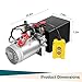 12V Double Acting Hydraulic Pump Power Unit, Heavy Duty Industrial Hydraulic Power Pack with 10 Quart Metal Reservoir, High Pressure DC Hydraulic Unit for Dump Trailers, Log Splitters, Lifts