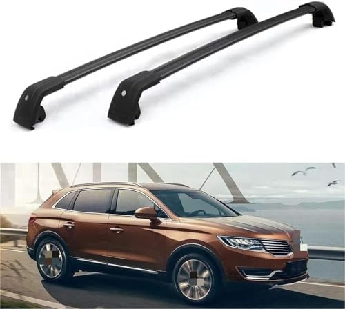Barres de toit pour Lincoln MKX 2015-2018 rails transversaux aluminium