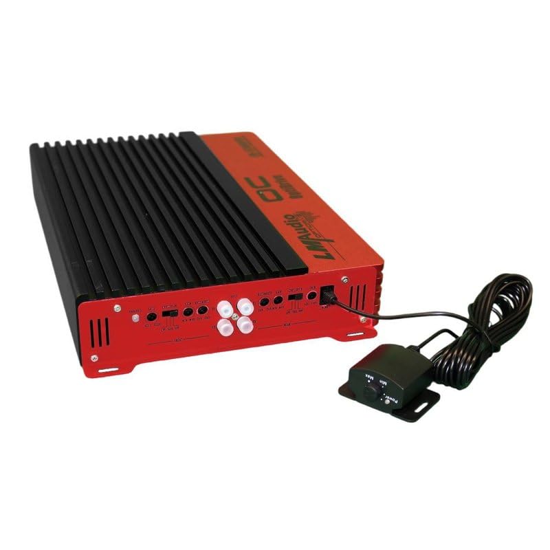 Image of Luna Morena LM-5300.4 Car Audio Amp 4 Channel Bridgeable Full Range Class D Amplifier 5300 Watts with Dual Switchable Crossovers