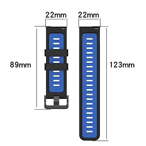 Correas de reloj GT 2 GT2 Pro recambio de silicona impermeable con pasador de 22mm 3