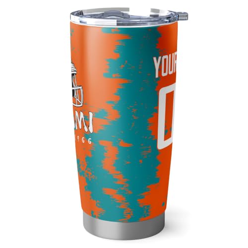 Image of ANTKING Miami Tumbler 20oz Travel Mug Custom Number Name Gifts